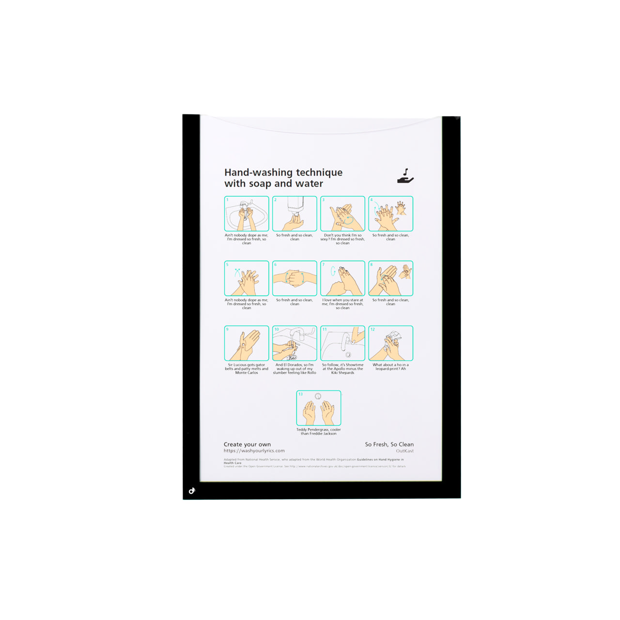 Magnetisch documentframe, A4