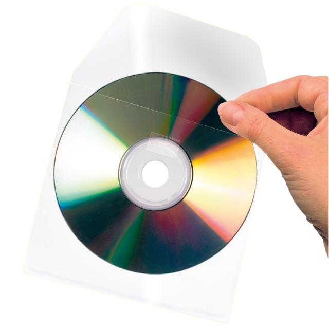 3L Zelfklevende CD/Dvd-tassen met sluiting