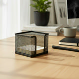 Notitieblokhouder van gaas, voor notities van 90 x 90 mm 