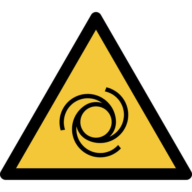 Pictogram bordje Waarschuwing: start automatisch